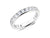 1.50ct channel set brilliant cut full diamond band ring