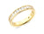 1.50ct channel set brilliant & baguette cut full diamond band ring