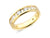 2.00ct channel set brilliant & baguette cut full diamond band ring