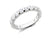 1.50ct bar set brilliant cut full diamond band ring